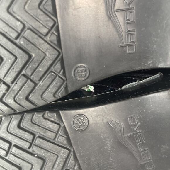 DANSKO Women's Stone Pebble Purple/Blue/Silver Multi Color Clogs Size 39/8-8.5 - Picture 11 of 11